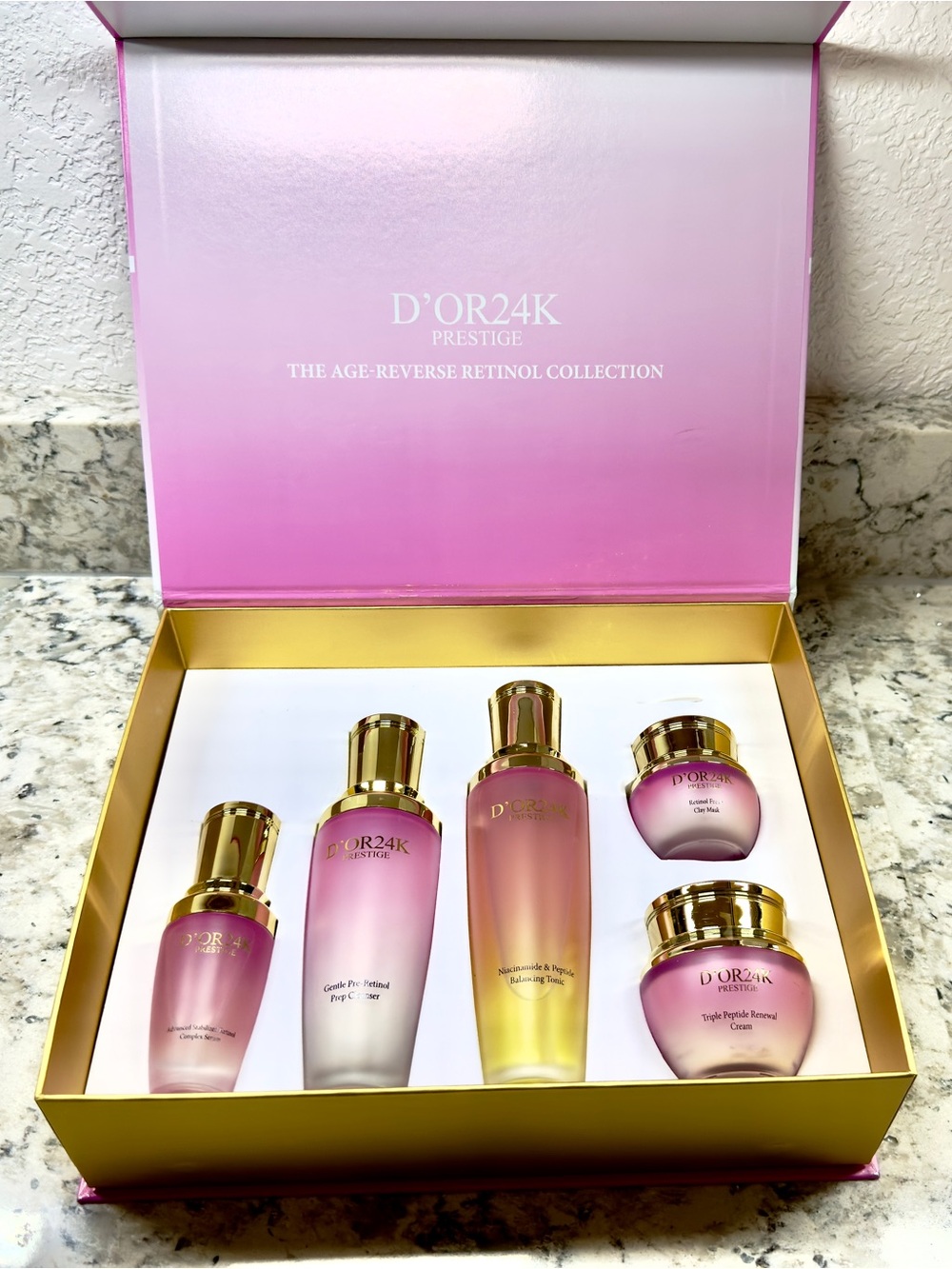D’OR 24K Retinol Age Reverse skin care collection